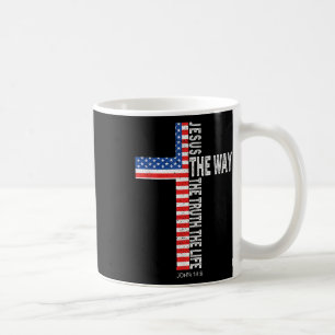 Jesus The Way The Truth The Life Christian Cross U Coffee Mug
