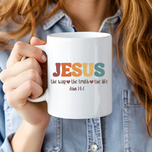 Jesus The Way, The Truth, The Life Christian Mug