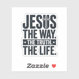 Jesus The Way The Truth The Life Christian T-Shirt