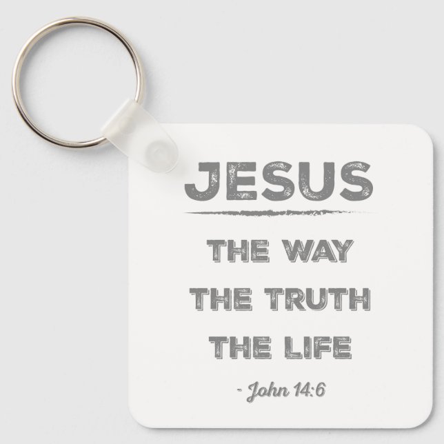 Jesus: the Way, the Truth, the Life Key Ring (Front)