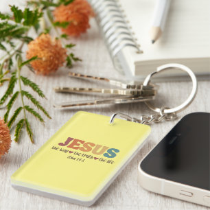 Jesus The Way The Truth The Life Key Ring