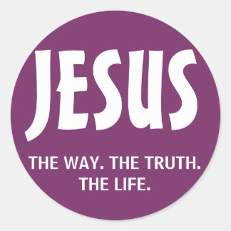 Jesus - The Way. The Truth. The Life. Sticker