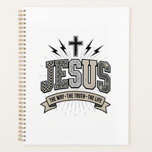 Jesus The Way The Truth The Life Vintage Christian Planner