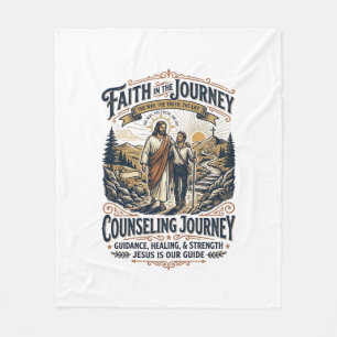 Jesus Therapy Friendly Christian Vintage Shirt Chr Fleece Blanket