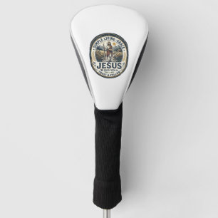 Jesus Tiny House Slow Living Vintage Golf Head Cover