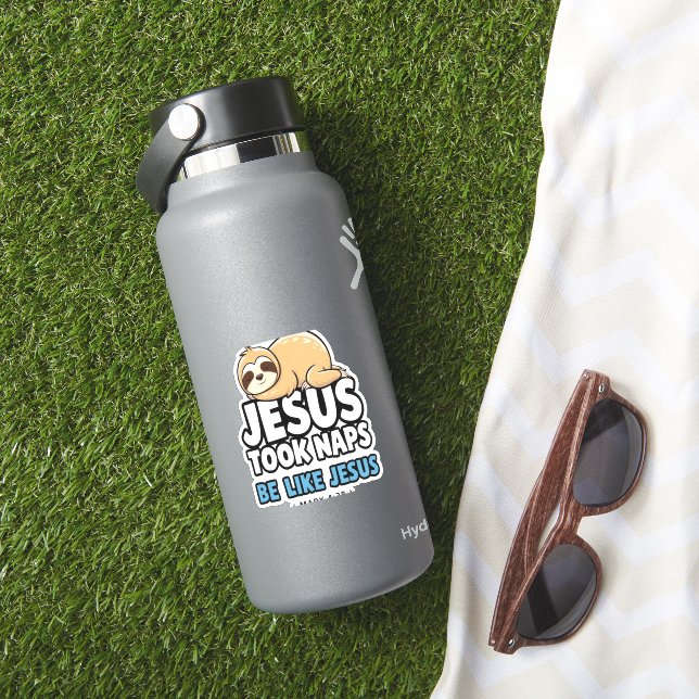 Jesus Took Naps, Funny Sloth (HydroFlask Insitu)