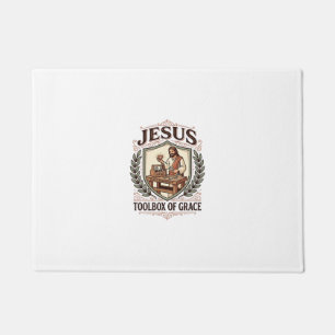 Jesus Toolbox Of Grace Jesus Toolbox Grace Christi Doormat