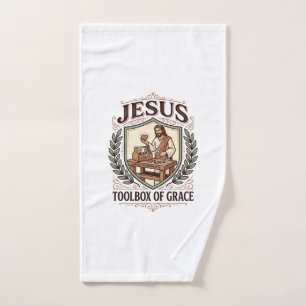 Jesus Toolbox Of Grace Jesus Toolbox Grace Christi Hand Towel