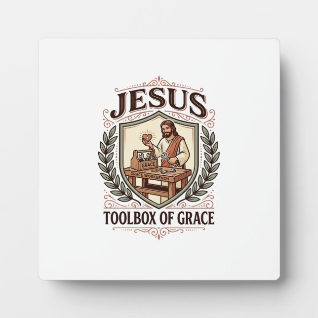Jesus Toolbox Of Grace Jesus Toolbox Grace Christi Plaque (Front)