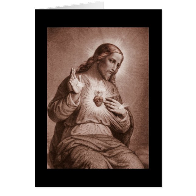 Jesus Touching His Heart (Front)