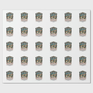 Jesus Trucker Long Haul T-Shirt Inspirational Fait Wrapping Paper