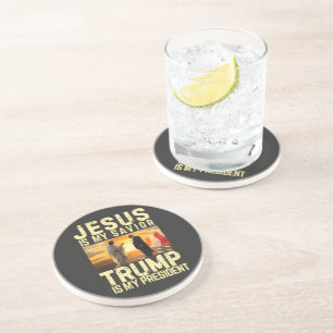 Jesus Trump - Jesus Is My Lord Saviour Coaster
