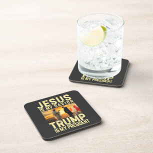 Jesus Trump - Jesus Is My Lord Saviour Coaster