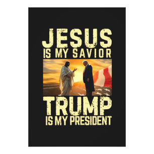 Jesus Trump - Jesus Is My Lord Saviour Photo Print