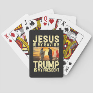 Jesus Trump - Jesus Is My Lord Saviour Playing Cards