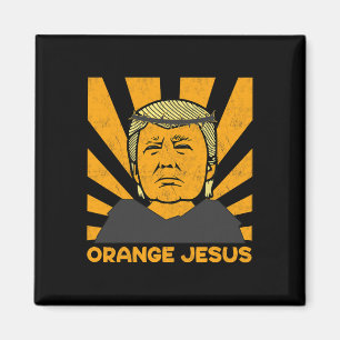 Jesus Trump Make America Great Trump 2024 Again  Magnet