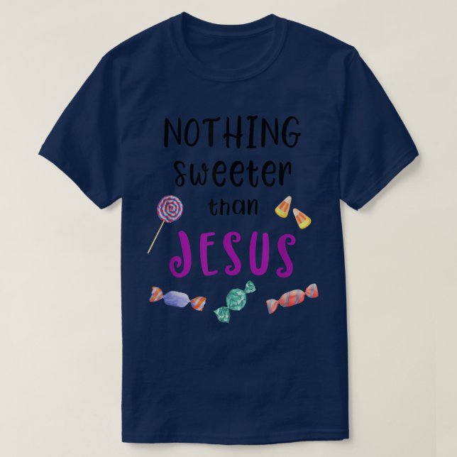 Jesus Trunk Or Treat Candy  T-Shirt (Design Front)