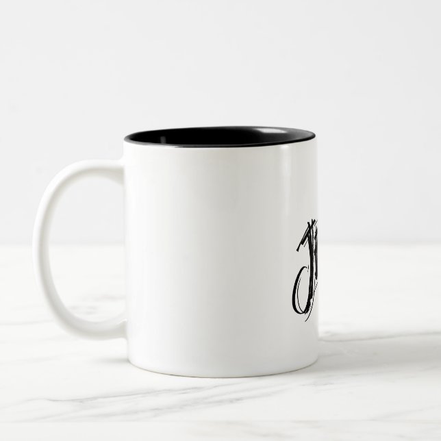 Jesus Two-Tone Coffee Mug (Left)