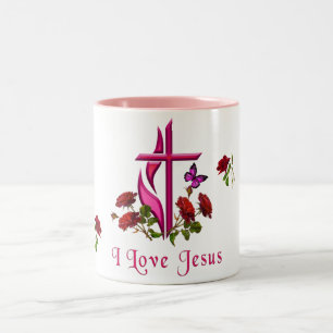 Jesus  Two-Tone coffee mug