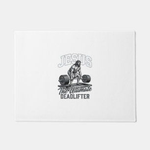 Jesus Ultimate Deadlifter Vintage Vector Shirt Des Doormat