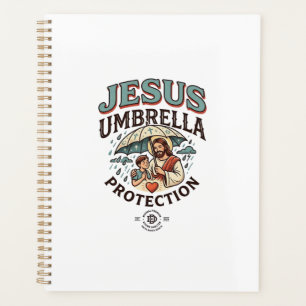 Jesus Umbrella Protection Jesus Umbrella Protectio Planner