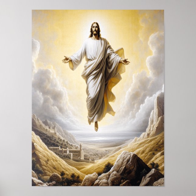 Jesus Victorious at Heaven's Gate Poster (Front)