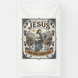 Jesus Vineyard Grapevine Jesus Vineyard Grapevine Banner