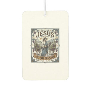 Jesus Vineyard Grapevine Jesus Vineyard Grapevine Car Air Freshener