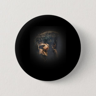 Jesus Vintage 90s Graphic Shirt 6 Cm Round Badge