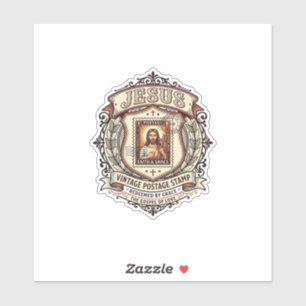 Jesus Vintage Postage Stamp Jesus Vintage Postage