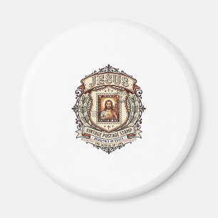 Jesus Vintage Postage Stamp Jesus Vintage Postage Magnet