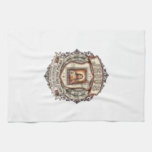 Jesus Vintage Postage Stamp Jesus Vintage Postage  Tea Towel