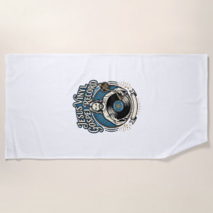Jesus Vinyl Gospel Record Jesus Vinyl Record Chris Beach Towel