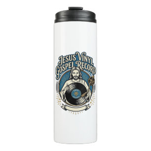 Jesus Vinyl Gospel Record Jesus Vinyl Record Chris Thermal Tumbler