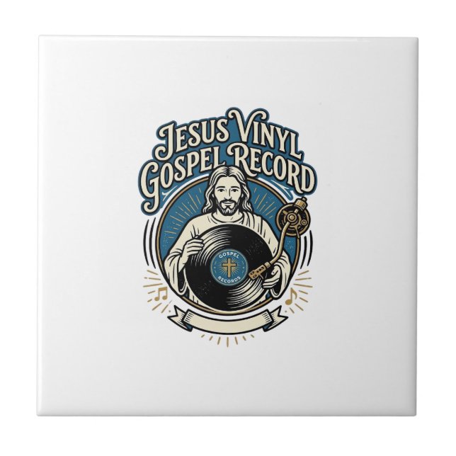 Jesus Vinyl Gospel Record Jesus Vinyl Record Chris Tile (Front)