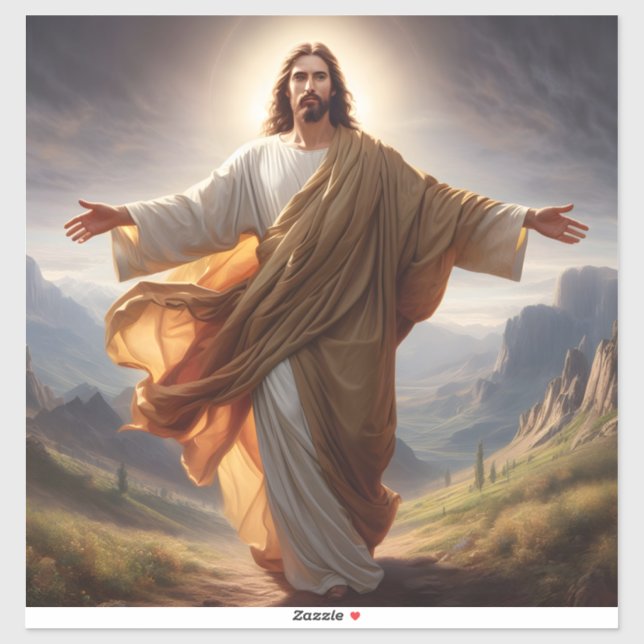 Jesus Vinyl Sticker (Sheet)