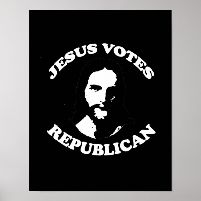 Jesus votes Republican - Poster (Front)