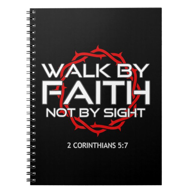 Jesus Walk by Faith Christian T-ShirtThis Jesus Wa Notebook (Front)