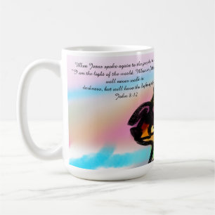 jesus walking coffee mug