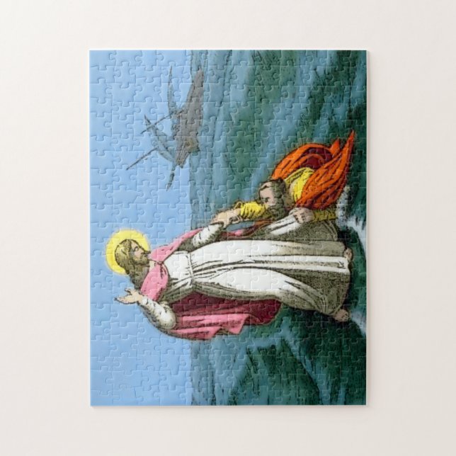 Jesus Walking on Water Jigsaw Puzzle (Vertical)