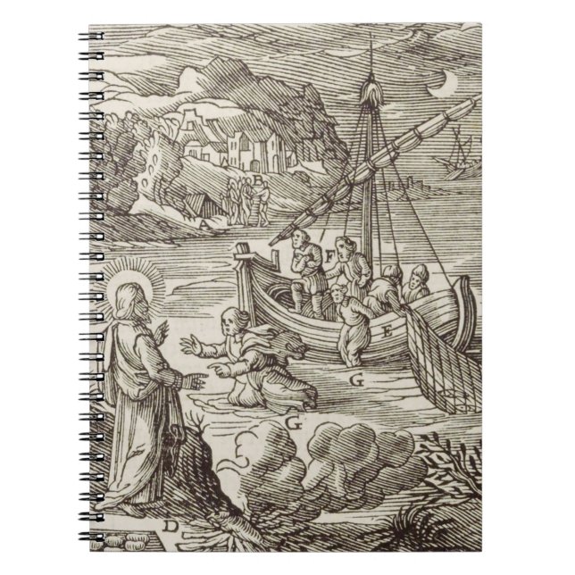 Jesus walking on water notebook (Front)