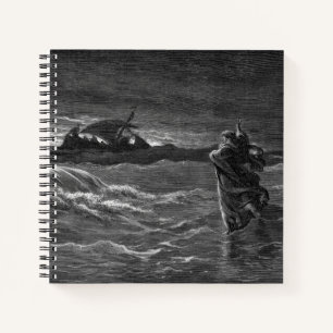 Jesus Walks on Water Notebook