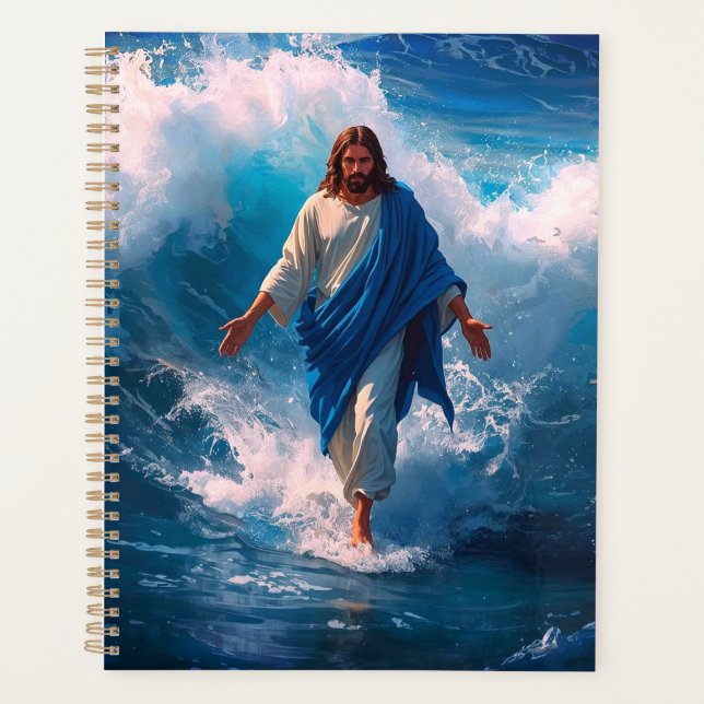 Jesus Walks on Water Planner  (Front)