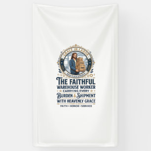 Jesus Warehouse Logistics Graphic Tee Christian Ar Banner