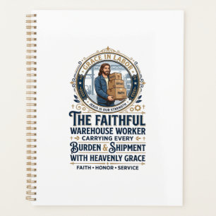 Jesus Warehouse Logistics Graphic Tee Christian Ar Planner