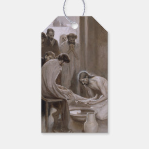 Jesus Washing the Feet of His Disciples Gift Tags