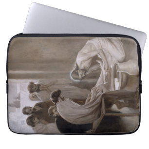 Jesus Washing the Feet of His Disciples Laptop Sleeve