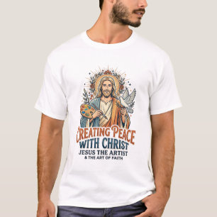Jesus Watercolor Hobby T-Shirt Inspirational Faith