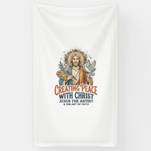 Jesus Watercolor Hobby T-Shirt Inspirational Faith Banner