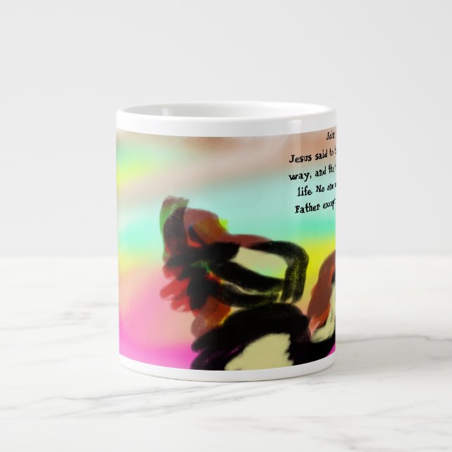 jesus way  large coffee mug (Front)